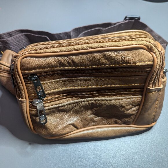 Genuine Leather Waist Pack - Picture 2 of 5